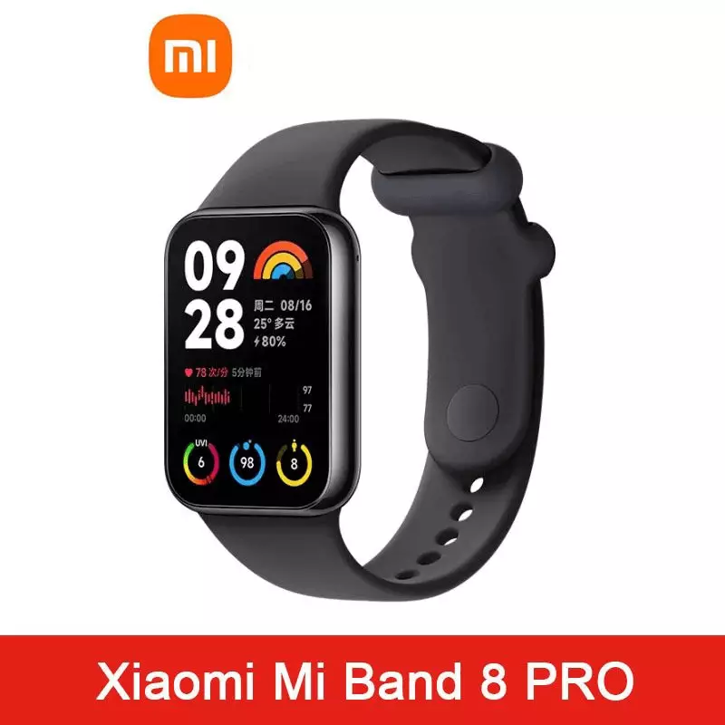 Xiaomi Band 8 Pro with 1.74″ Amoled Display GPS up to 14 Days of Battery Chinese Version